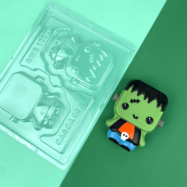 Franken Baby 3-Part Chocolate Mold (BWB) - ViaCheff.com